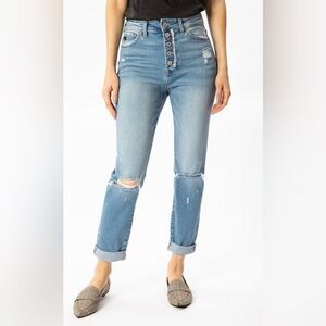 KanCan Light Blue Boyfriend Jeans